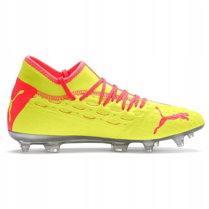 Puma Future 5.2 Netfit Osg Evo FG / AG M 106007-01 fotbollsskor mångfärgad gul 1