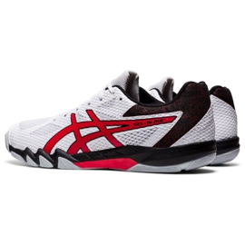 Asics Gel Blade 7 M 1071A029-101 squashsko vit röd 2
