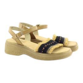 Eldam Flicksandaler på perrongen brun svart 4