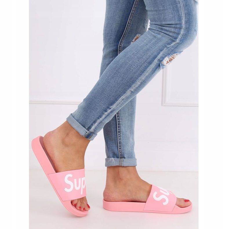 Rosa Kvinnors rosa tofflor CK110 Rosa 2