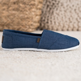 SHELOVET Marinblå Slip On -sneakers 1