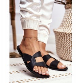 Kvinnors klassiska tofflor Lu Boo Black Mabella svart 1