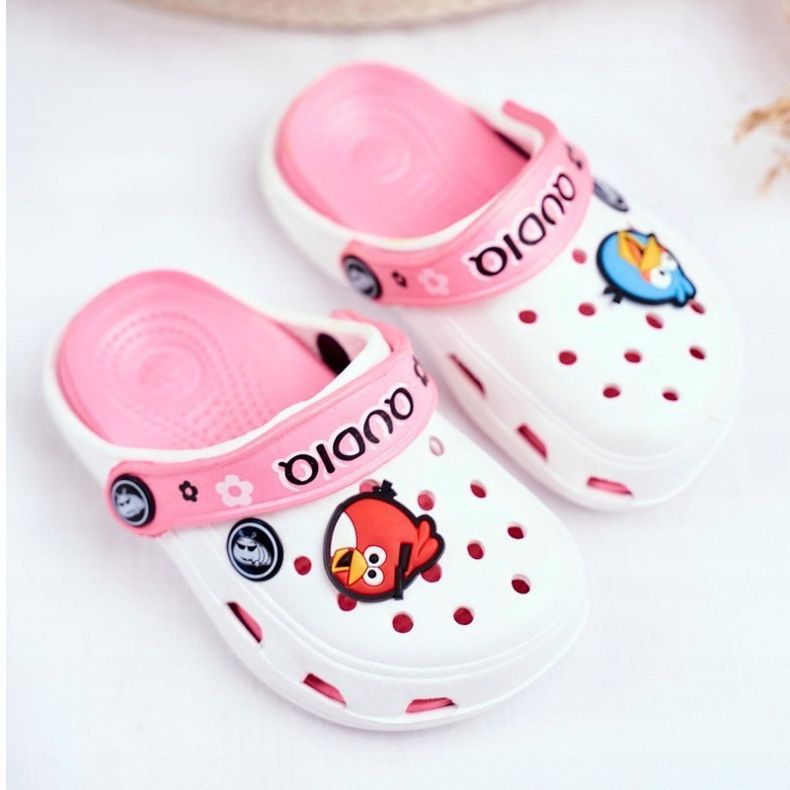 Barnskumskummare White Birds AngryBirds vit rosa 1