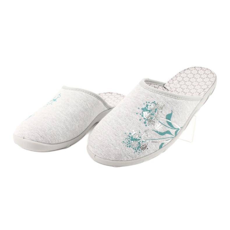 Befado färgade damskor 235D168 grå grön 2