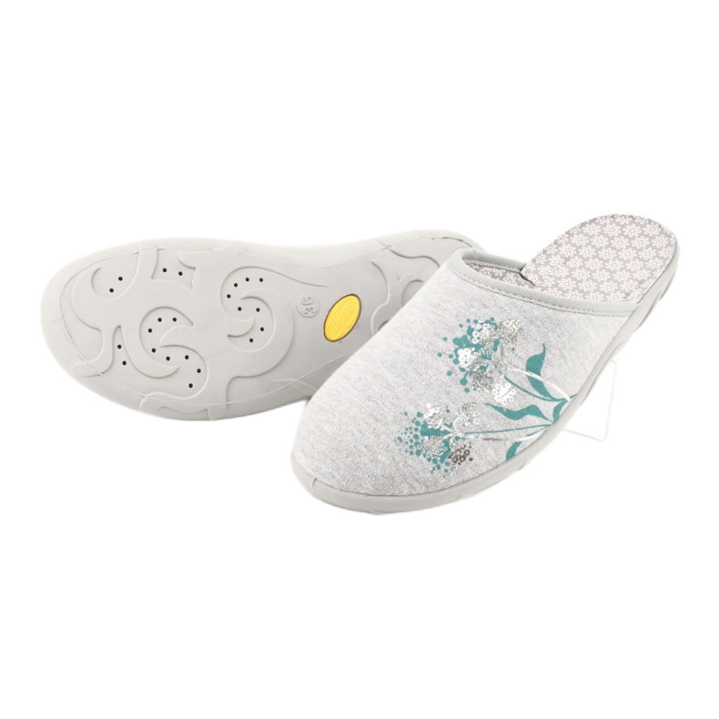 Befado färgade damskor 235D168 grå grön 3