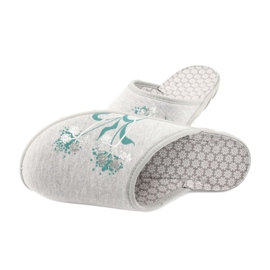 Befado färgade damskor 235D168 grå grön 4