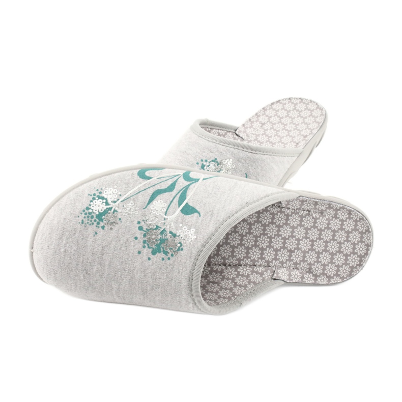 Befado färgade damskor 235D168 grå grön 4