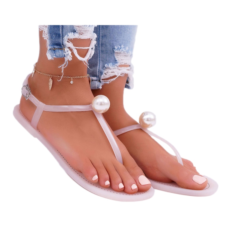 LU BOO Sandaler för kvinnor Sandaler Flip-flops Meliski med Pearl Pink Contiro rosa 3
