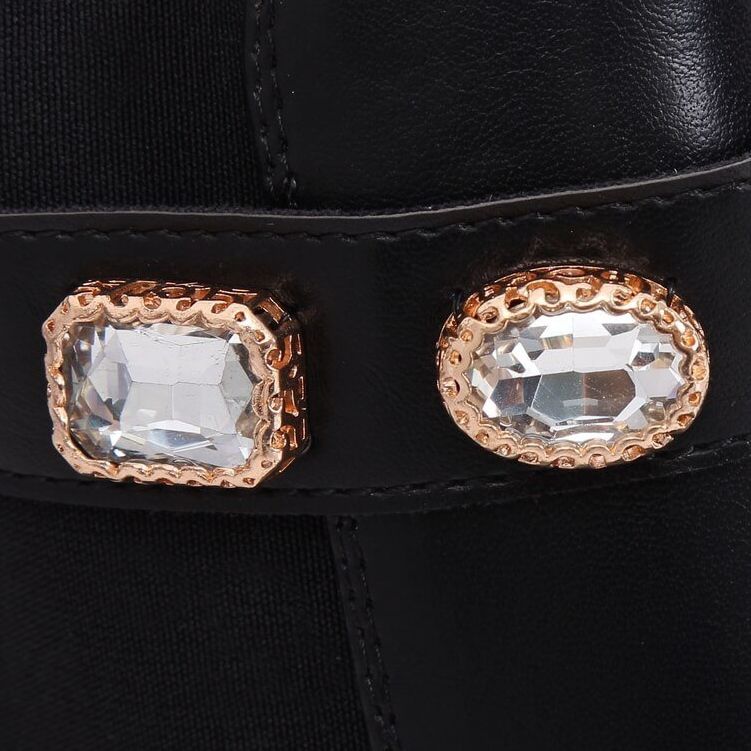 Svarta Chelsea stövlar, svart HE107 Svart 1