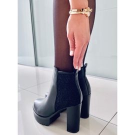 Svarta RB41P Svarta plattformsstövlar 2