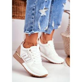 EVE Kvinnors sportskor Beige Golden Maddie Elements 1