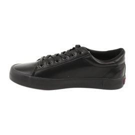 Big Star Kvinnors sneakers med Eco-Leather GG174111 svart vit 1