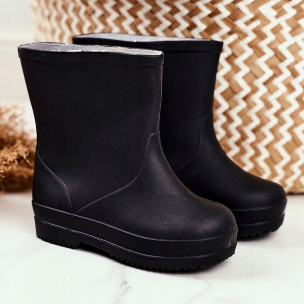 Barnens svarta gummi Galoshes Classic Lullaby 1
