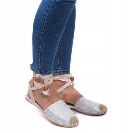 Sandaler Espadrilles Ballerinas Ballerinas 30550 Silver grå 1