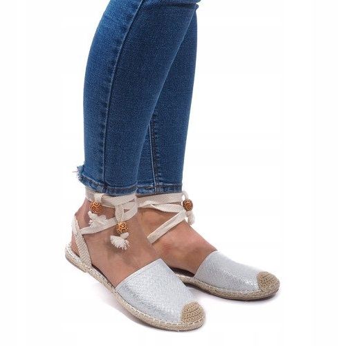 Sandaler Espadrilles Ballerinas Ballerinas 30550 Silver grå 1