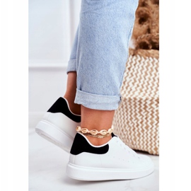 PS1 Kvinnors sportskor vit med en svart klack Milly 1