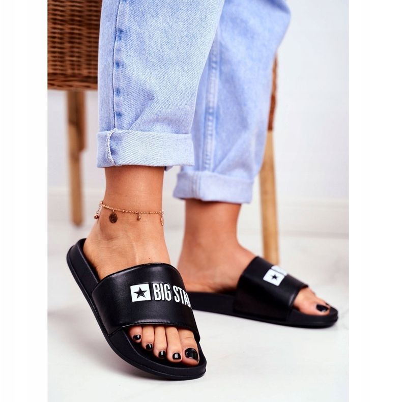 Dam Tofflor Big Star Black GG274040 svart 1