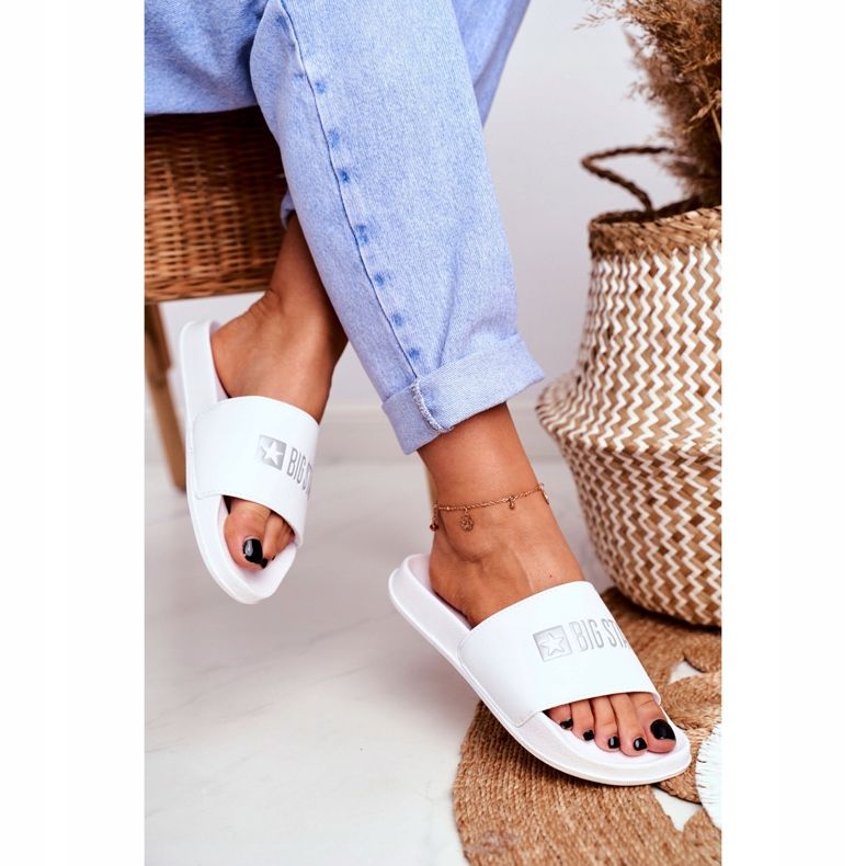 Dam Tofflor Big Star Classic White GG274044 vit 2