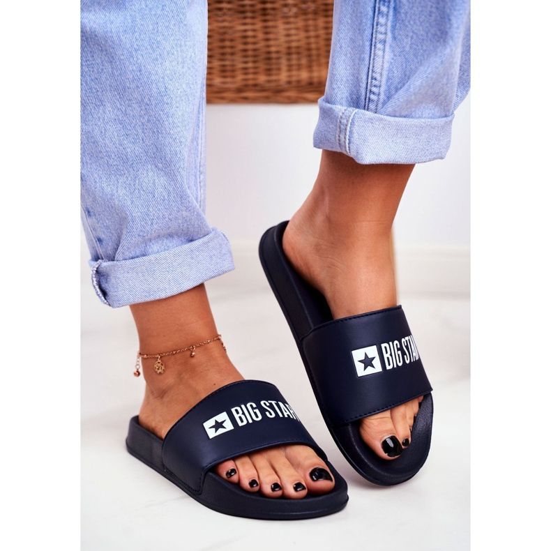 Dam Tofflor Big Star Classic Marinblå GG274043 1