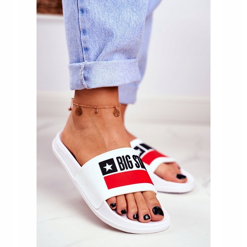 Dam Tofflor Big Star Classic White GG274047 vit 1