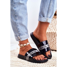 Dam Tofflor Big Star Lacquered Black GG274007 svart 1