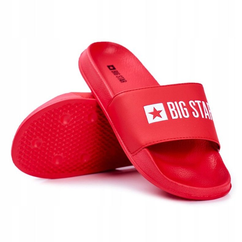 Herr Tofflor Big Star Rubber Red Eco Leather GG174932 röd 1
