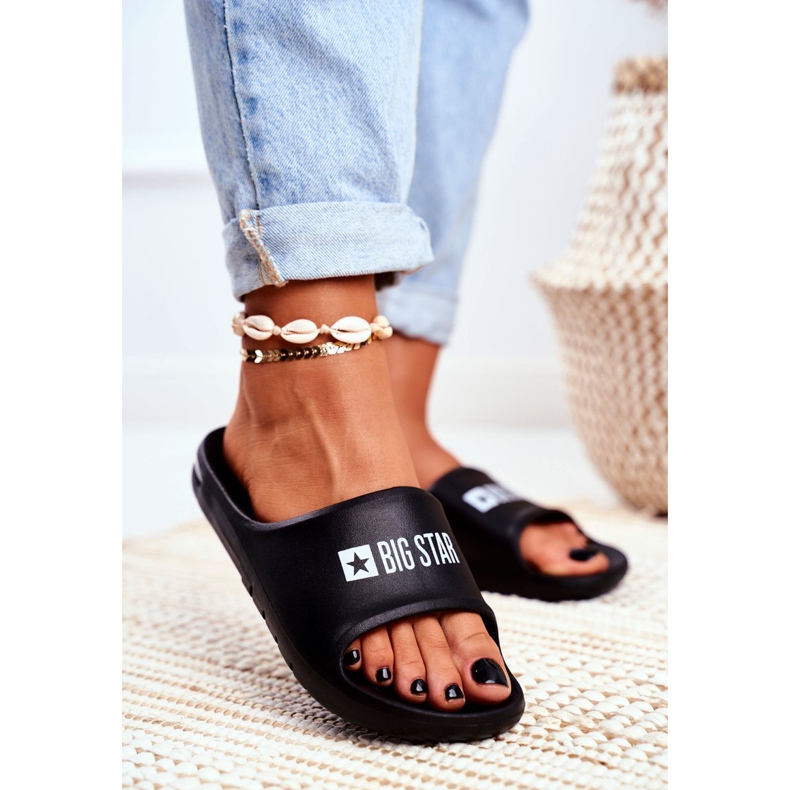 Dam Tofflor Big Star Air Black GG274A025 svart 1