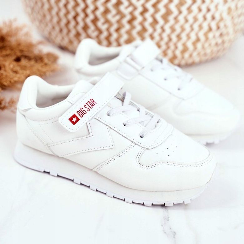 Sportbarnskor Big Star With Velcro White GG374057 vit 1