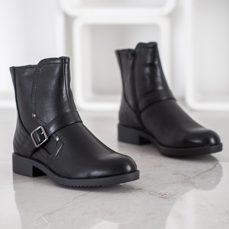 J. Star Flat Heel stövlar svart 1