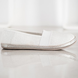SHELOVET Snygga slip-on sneakers vit 2