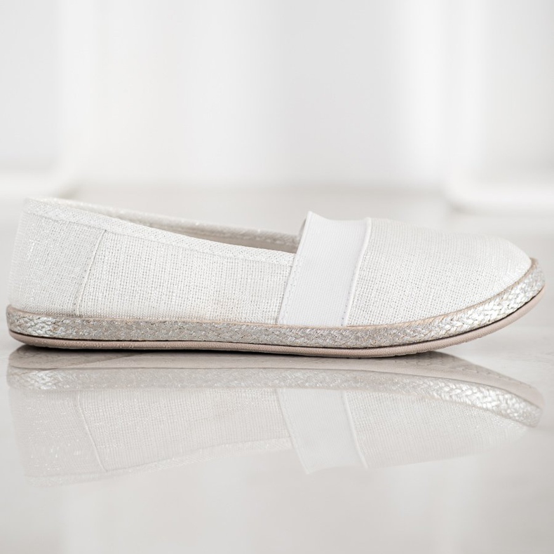 SHELOVET Snygga slip-on sneakers vit 2