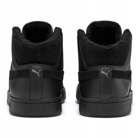 Puma Smash v2 Mid Wtr M 367338 03 svart gul 2