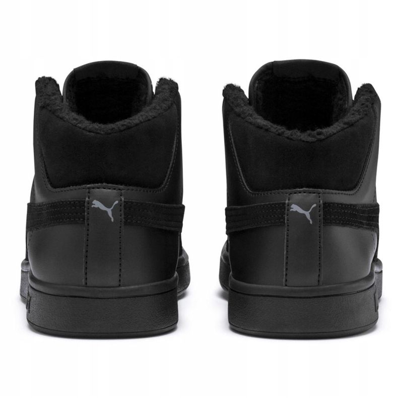 Puma Smash v2 Mid Wtr M 367338 03 svart gul 2