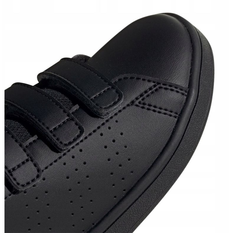 Adidas Vs Advantage Jr EF0222 skor svart röd 2