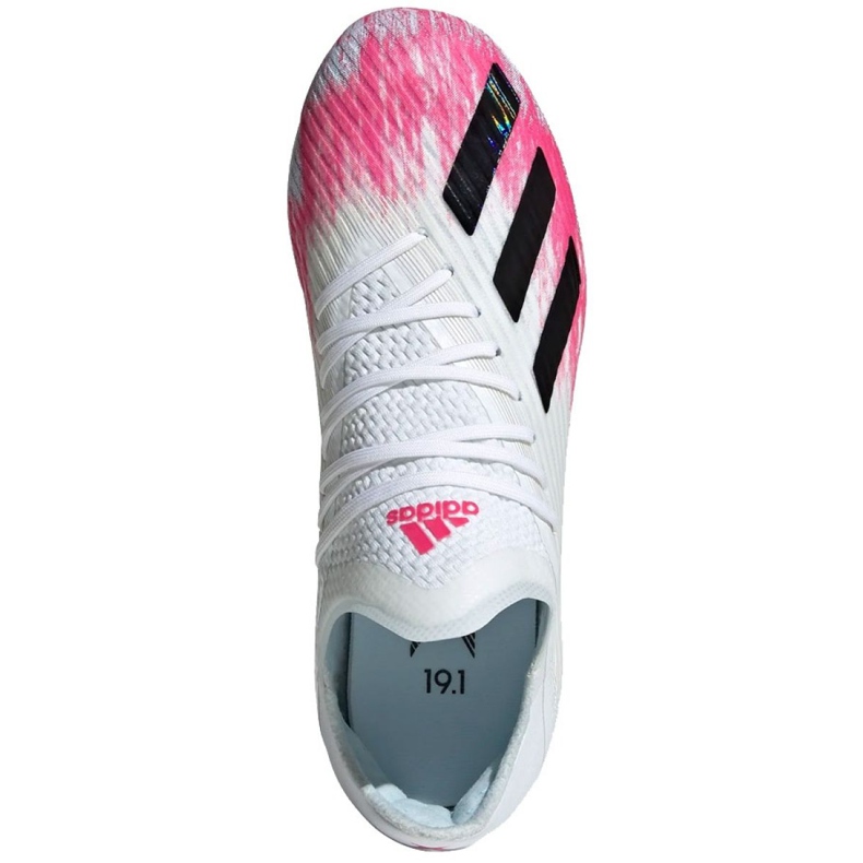 Adidas X 19.1 Fg Jr EG7163 fotbollsskor mångfärgad vit 1