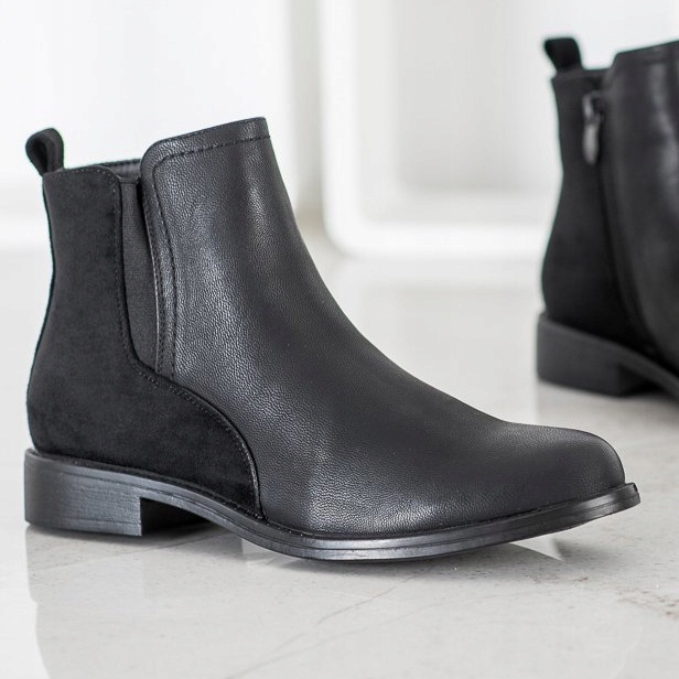 J. Star Eleganta svarta stövlar 1