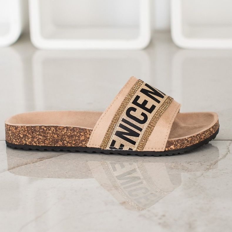 Evento Fina Crystals Tofflor beige 1