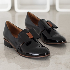 VINCEZA lackerade pumpar svart 1