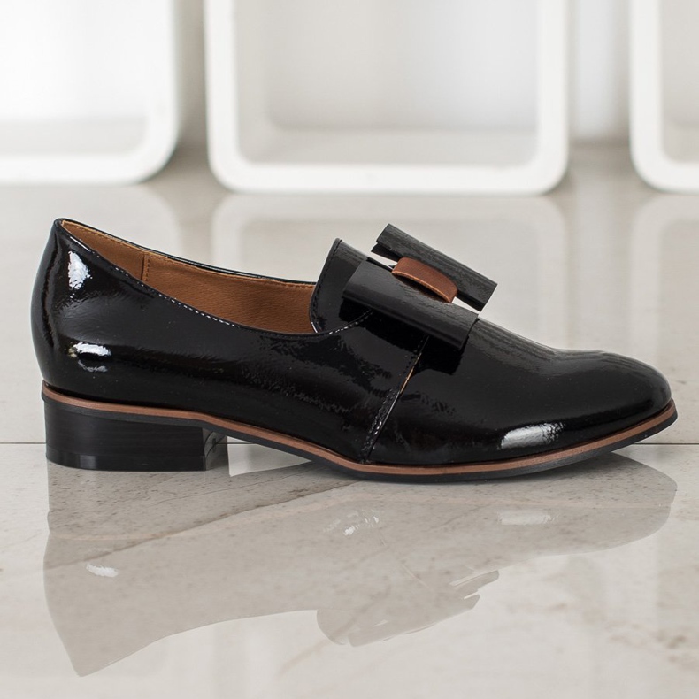 VINCEZA lackerade pumpar svart 2