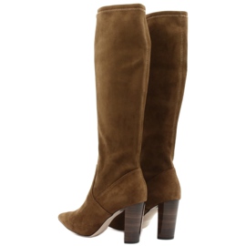 Damskor Caprice 25501-25 cognac stretch mångfärgad 4