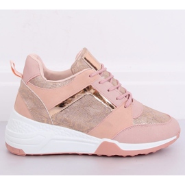Rosa wedge sneakers YL-33 Champagne 1