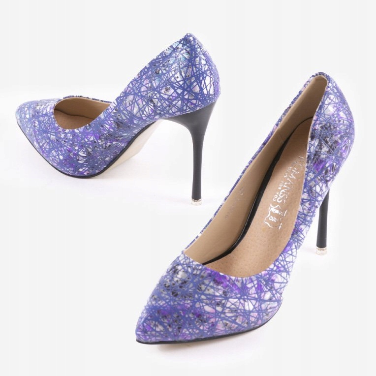 Lila blomsterpinnar 0116-4 purpur mångfärgad 2