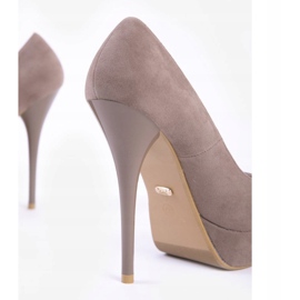 Kaki mocka höga klackar S3477-4 mångfärgad grön 2