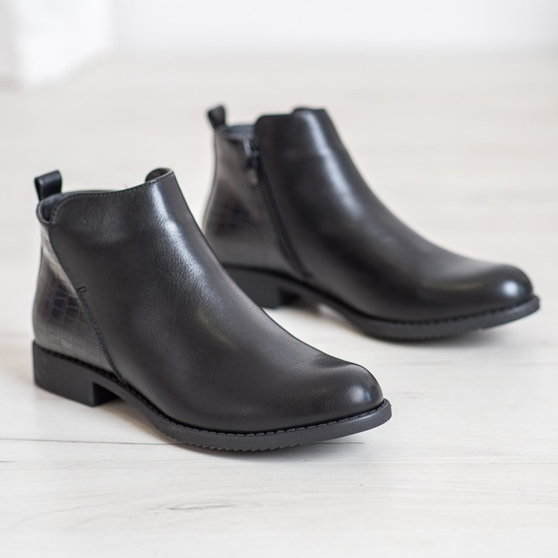 J. Star Flat Heel stövlar svart 1