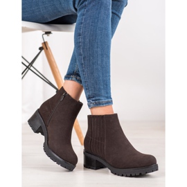 J. Star Klassiska bruna stövlar 2