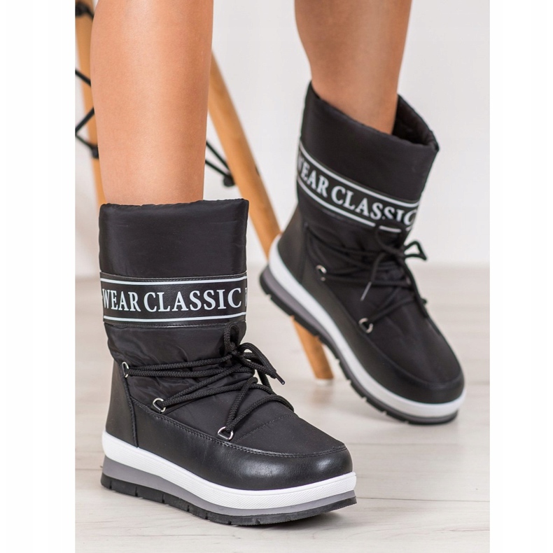 GOLL Använd klassiska snöskor svart 2