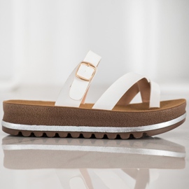 Comer Tofflor På Modeplattformen vit 1