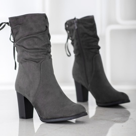 J. Star Höga grå stövlar 1