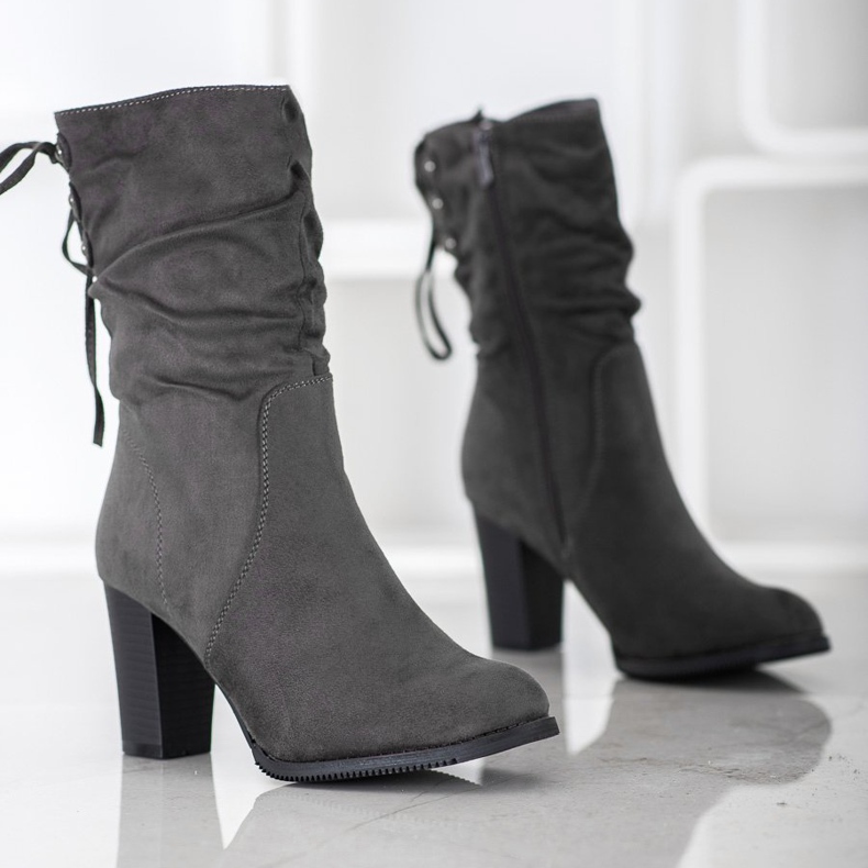 J. Star Höga grå stövlar 1