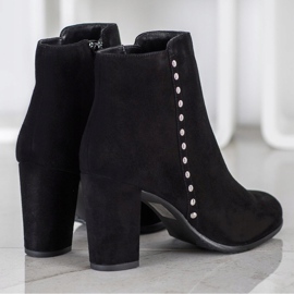 Evento Klassiska läderstövlar svart 2